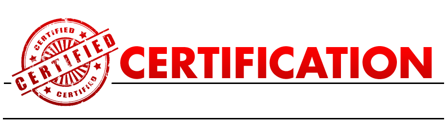 Certification DS Joe Verde Training Network